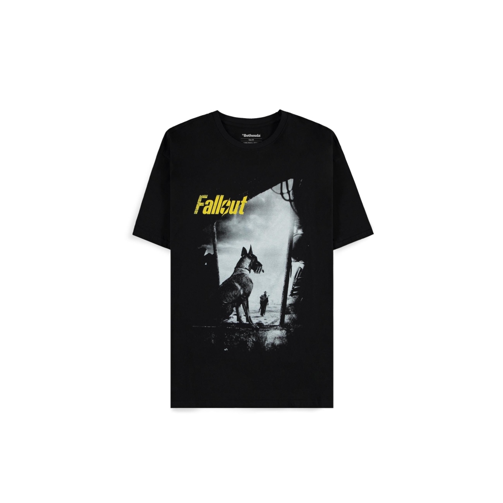 Fallout - Vault 33 - Dogmeat Heren T-shirt - Zwart